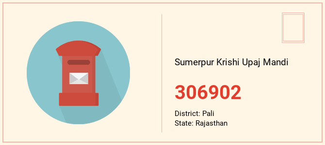 pin code of Sumerpur Krishi Upaj Mandi in Rajasthan