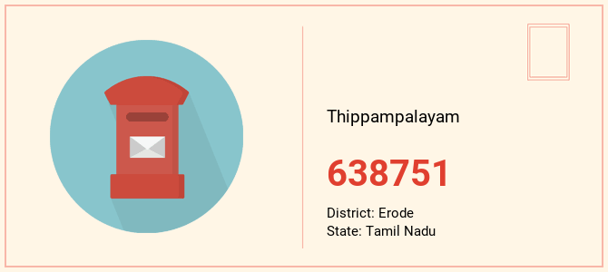 pin code of Thippampalayam in Tamil Nadu