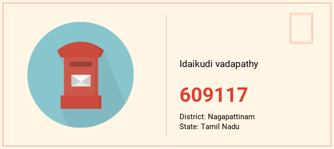 pin code of Idaikudi vadapathy in Tamil Nadu