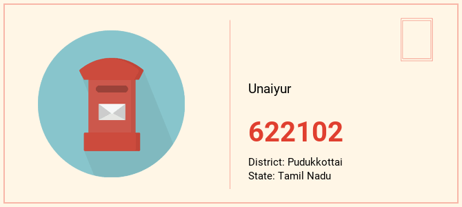 pin code of Unaiyur in Tamil Nadu
