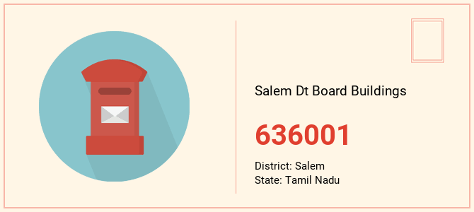 pin code of Salem Dt Board Buildings in Tamil Nadu