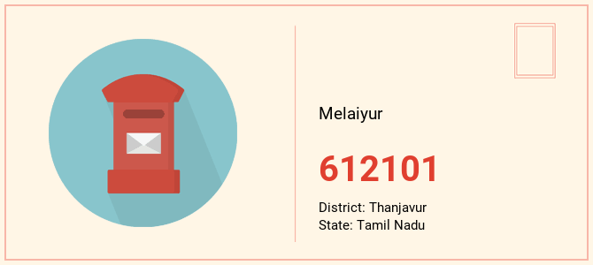 pin code of Melaiyur in Tamil Nadu