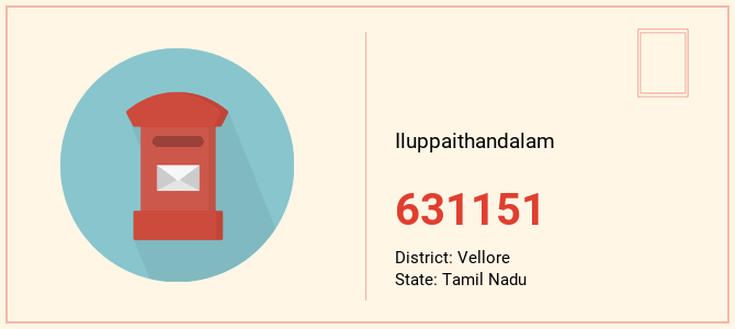 pin code of Iluppaithandalam in Tamil Nadu