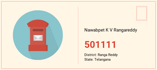 pin code of Nawabpet K V Rangareddy in Telangana
