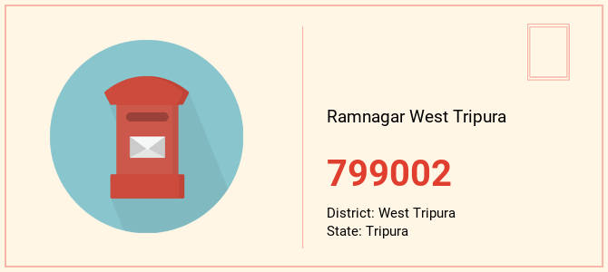 pin code of Ramnagar West Tripura in Tripura