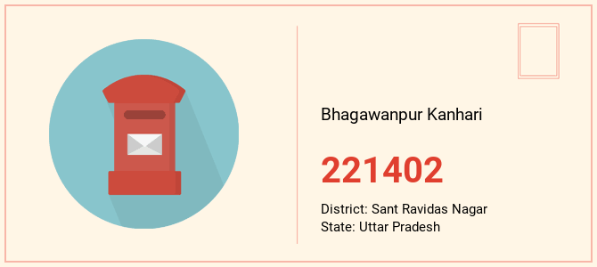 pin code of Bhagawanpur Kanhari in Uttar Pradesh