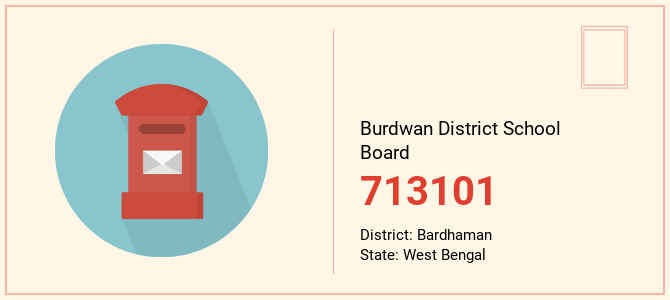 pin code of Burdwan District School Board in West Bengal