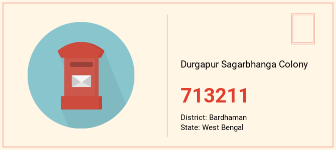 pin code of Durgapur Sagarbhanga Colony in West Bengal