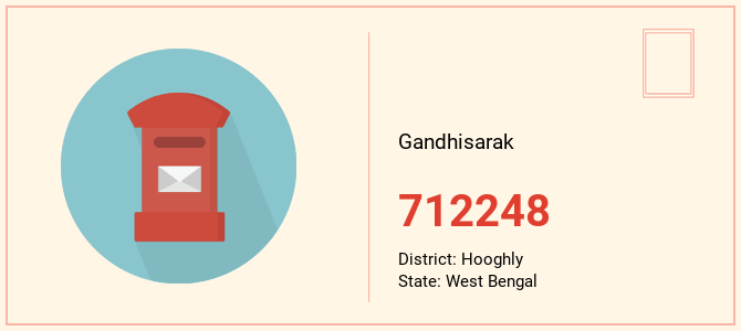 pin code of Gandhisarak in West Bengal
