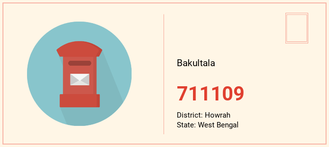 pin code of Bakultala in West Bengal