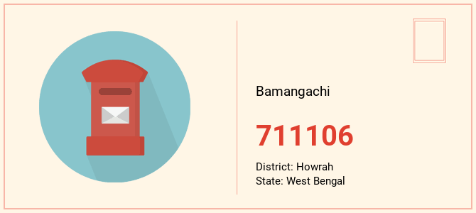 pin code of Bamangachi in West Bengal