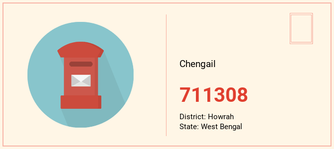 pin code of Chengail in West Bengal