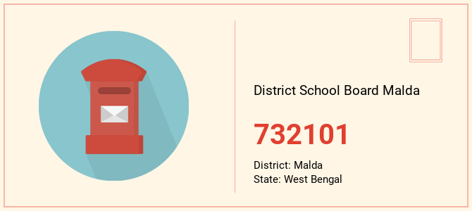 pin code of District School Board Malda in West Bengal