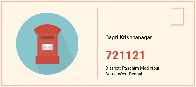 pin code of Bagri Krishnanagar in West Bengal