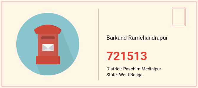 pin code of Barkand Ramchandrapur in West Bengal