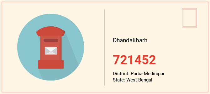 pin code of Dhandalibarh in West Bengal
