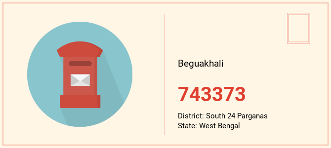 pin code of Beguakhali in West Bengal