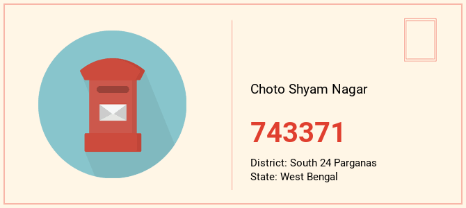 pin code of Choto Shyam Nagar in West Bengal